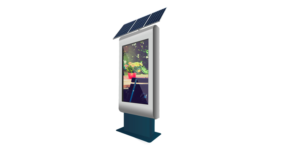 Solar Powered Outdoor Kiosks - Ideal fit for Large Expos and Busy City Areas