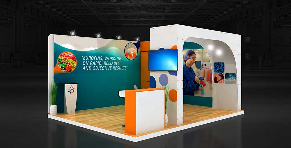 How to enhance the impact of your small exhibition stand?