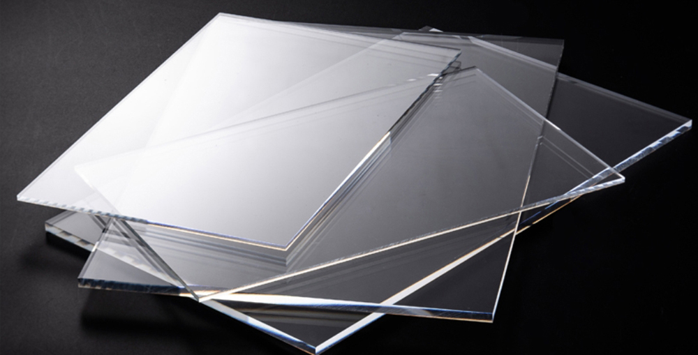 Acrylic is used as alternate to glass to optimize the cost. The acrylic is easy to work with, very cost-effective